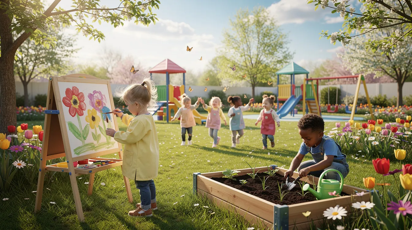 Activités de printemps en crèche : 12 idées ludiques et éducatives