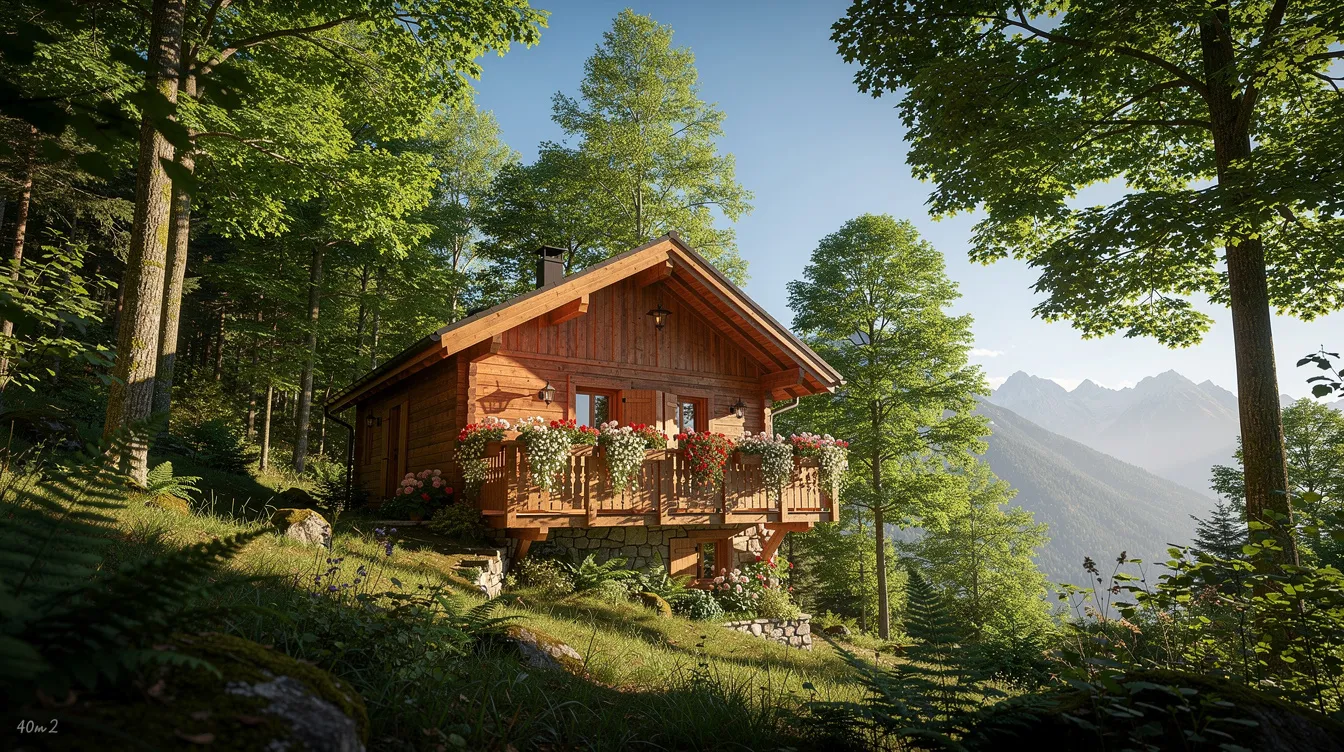 Chalet sans permis de construire 40m² : tout ce qu'il faut savoir