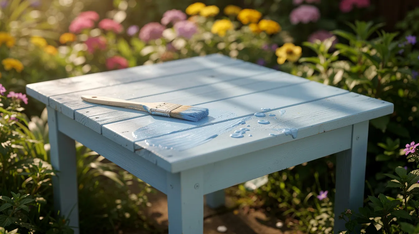 Idées de couleur pour repeindre une table en bois