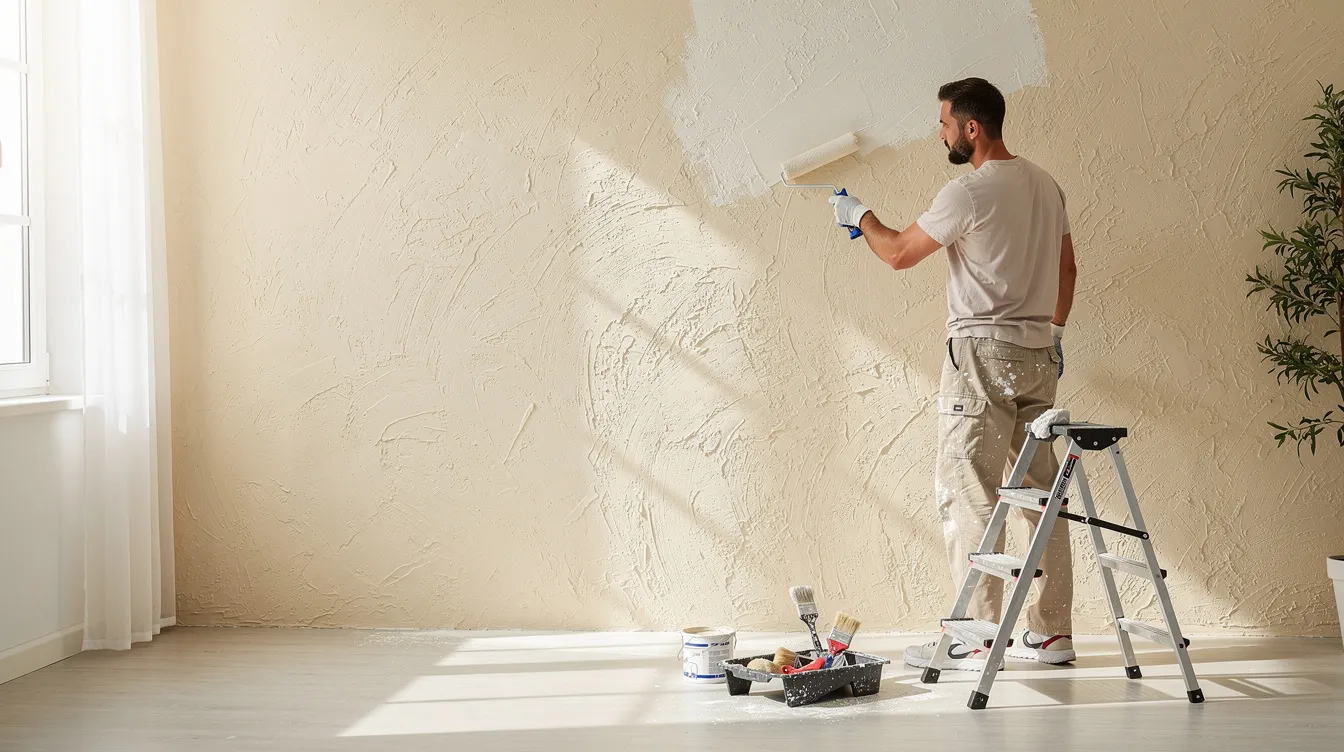 Peinture pour crépi intérieur : 5 étapes pour réussir