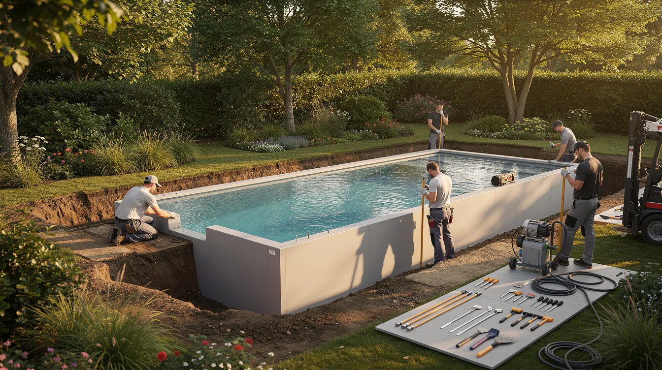 Comment se déroule l'installation d'une piscine ?