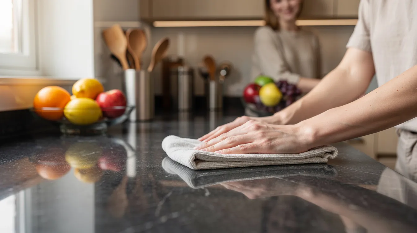 Entretien et sécurité des plans de travail en granit