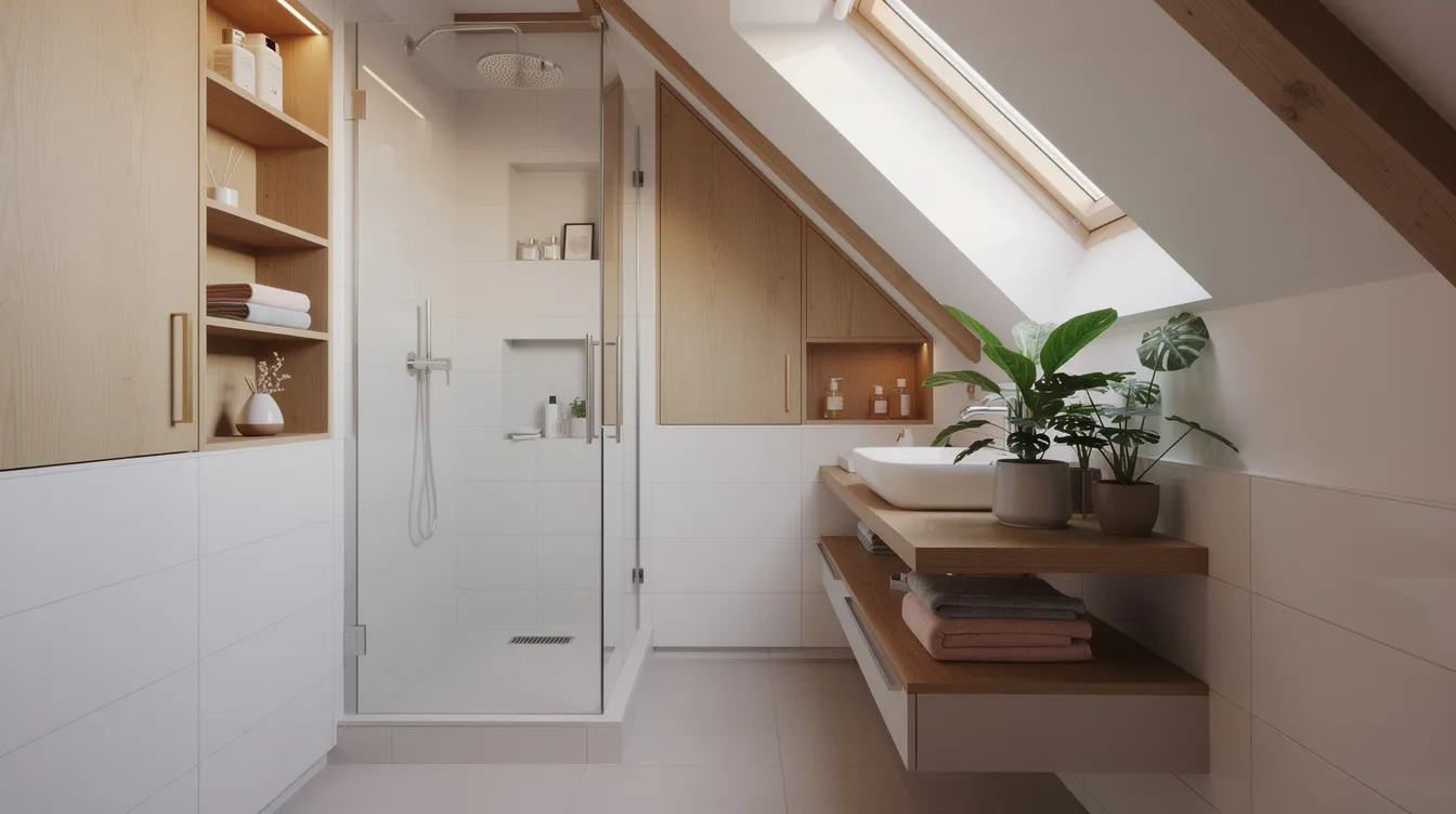 Salle de bain sous comble 4m2 : astuces pour optimiser l'espace