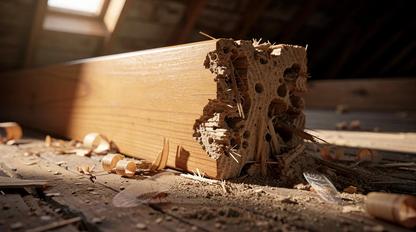 Ver de bois ou termite : 5 signes pour les différencier