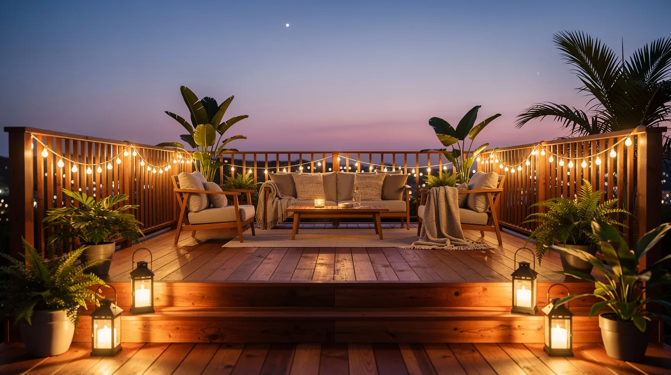Choisir l'éclairage pour mettre en valeur votre terrasse
