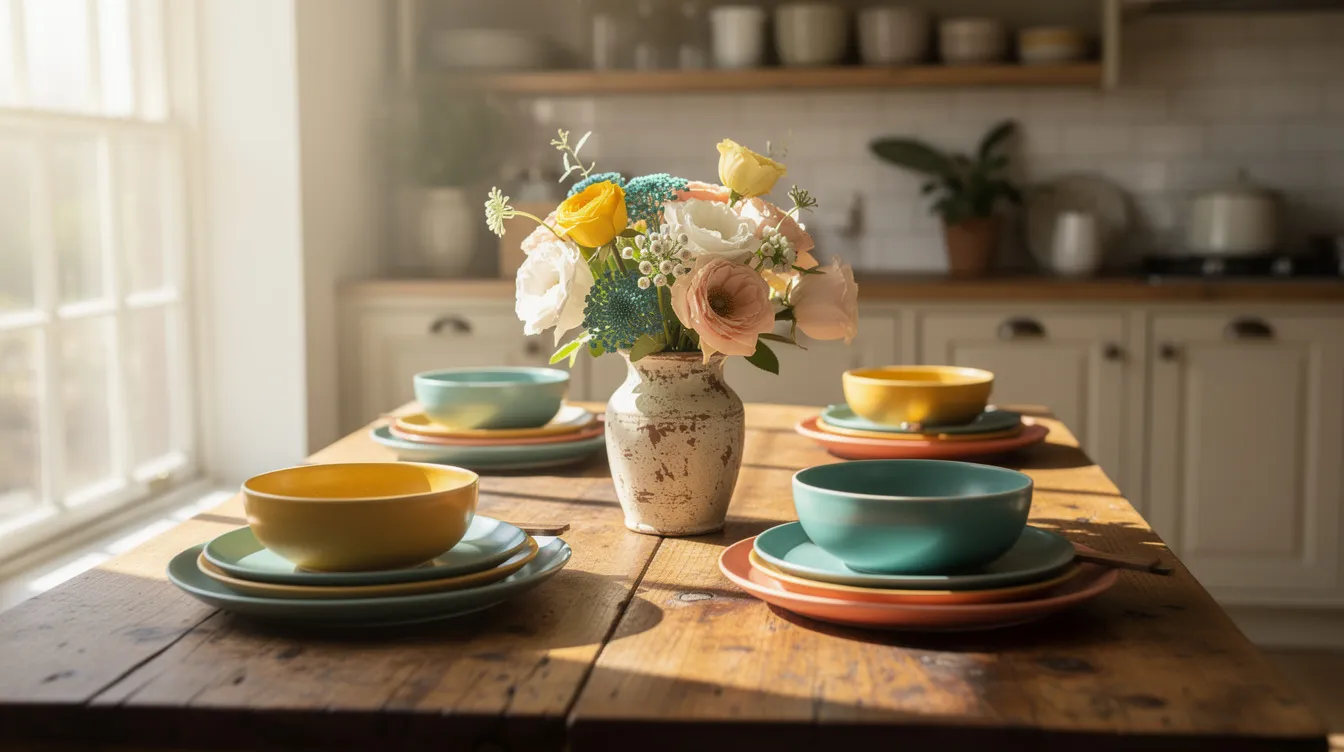 Les couleurs tendances pour une table en bois