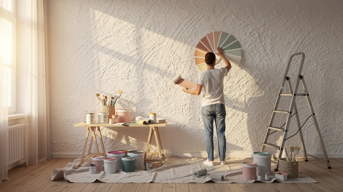 Choisir la bonne peinture pour crépi intérieur