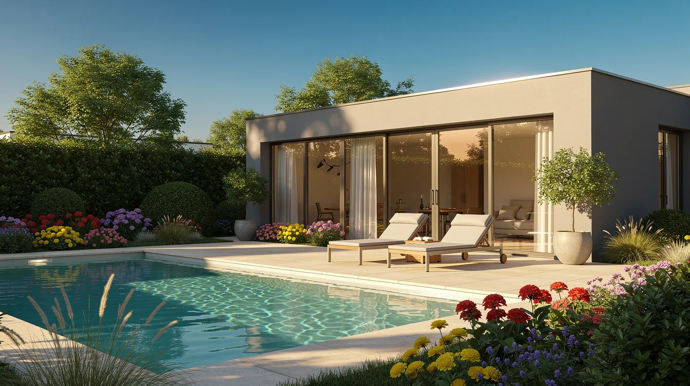 Comment réussir son projet de piscine à 1 m de la maison ?