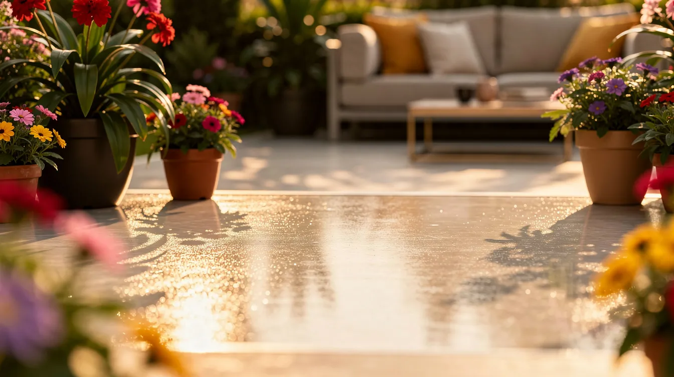Avantages et inconvénients d'une terrasse en résine